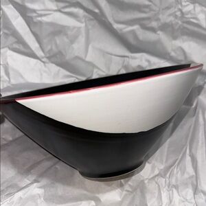 Black and White Ceramic Bowl